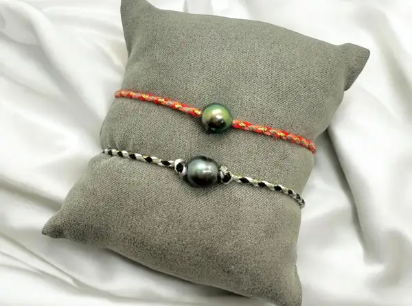 Bracelets en perles de Tahiti Arc en Ciel Bora Bora — vue 32