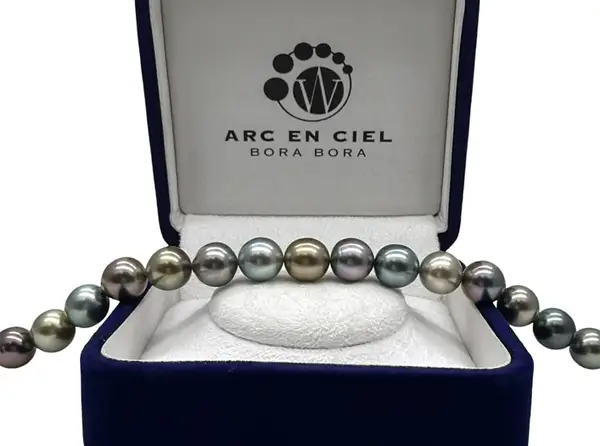 Bracelets en perles de Tahiti Arc en Ciel Bora Bora — vue 27