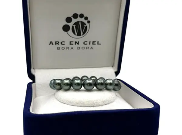 Bracelets en perles de Tahiti Arc en Ciel Bora Bora — vue 26