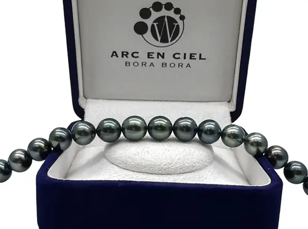Bracelets en perles de Tahiti Arc en Ciel Bora Bora — vue 16