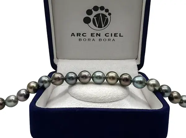 Bracelets en perles de Tahiti Arc en Ciel Bora Bora — vue 18