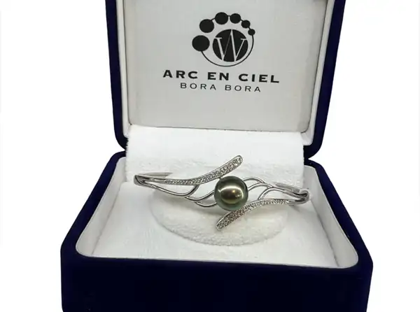 Bracelets en perles de Tahiti Arc en Ciel Bora Bora — vue 39