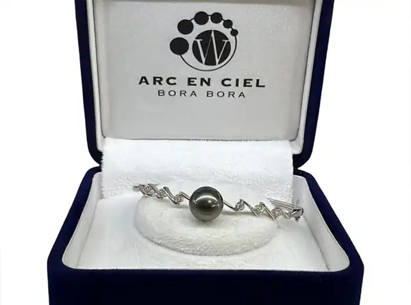 Bracelets en perles de Tahiti Arc en Ciel Bora Bora — vue 40