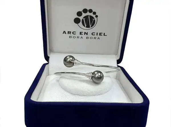Bracelets en perles de Tahiti Arc en Ciel Bora Bora — vue 42