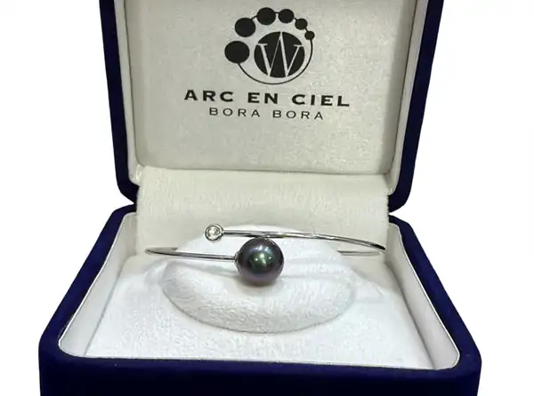 Bracelets en perles de Tahiti Arc en Ciel Bora Bora — vue 46