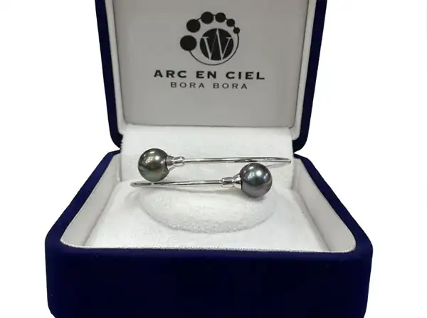 Bracelets en perles de Tahiti Arc en Ciel Bora Bora — vue 48