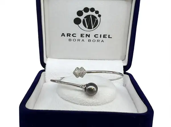 Bracelets en perles de Tahiti Arc en Ciel Bora Bora — vue 43