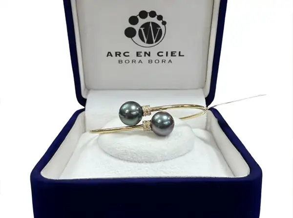 Bracelets en perles de Tahiti Arc en Ciel Bora Bora — vue 52