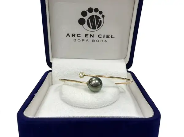Bracelets en perles de Tahiti Arc en Ciel Bora Bora — vue 51