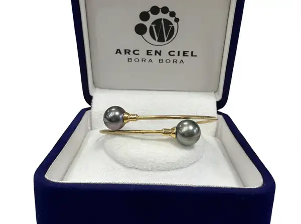 Bracelets en perles de Tahiti Arc en Ciel Bora Bora — vue 53