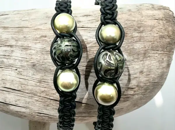 Bracelets homme en perles de Tahiti Arc en Ciel Bora Bora — vue 33