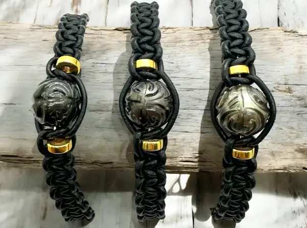 Bracelets homme en perles de Tahiti Arc en Ciel Bora Bora — vue 34