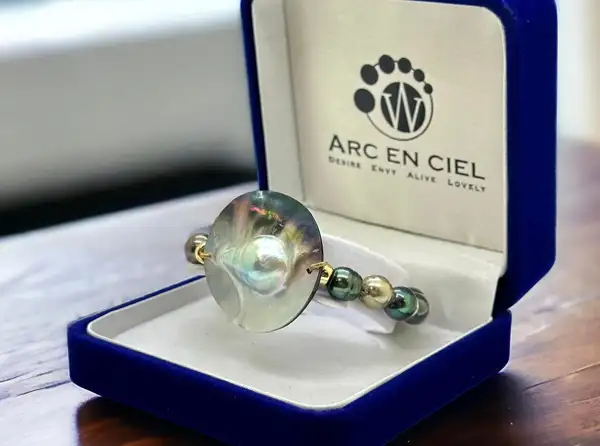 Bijoux en mabés de Tahiti Arc en Ciel Bora Bora — vue 8