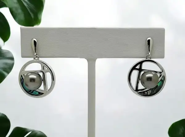 Bijoux en nacre de Tahiti Arc en Ciel Bora Bora — vue 10