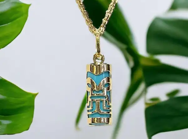 Pendentifs homme en perles de Tahiti Arc en Ciel Bora Bora — vue 10