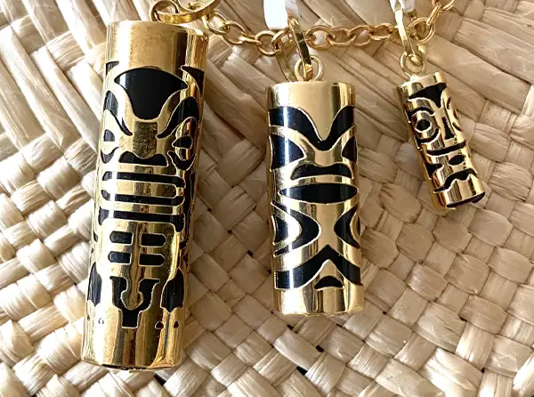 Pendentifs homme en perles de Tahiti Arc en Ciel Bora Bora — vue 17
