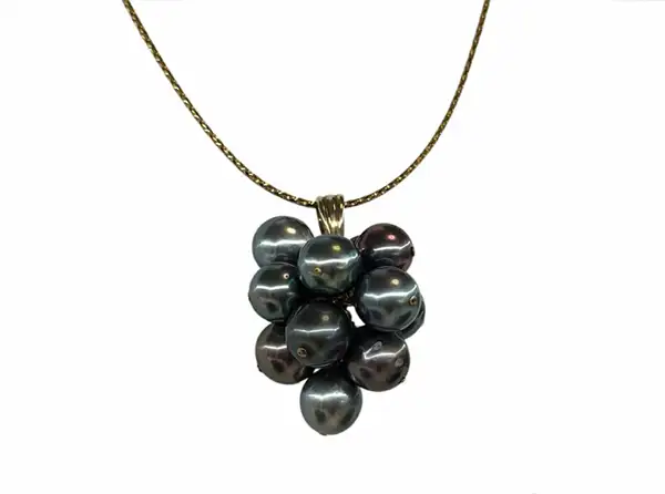 Pendentifs en perles de Tahiti Arc en Ciel Bora Bora — vue 52