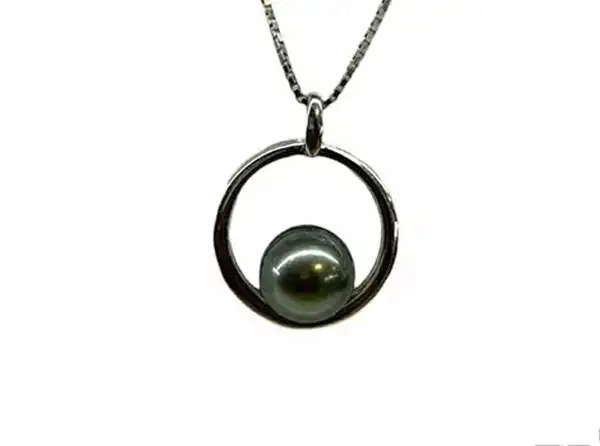 Pendentifs en perles de Tahiti Arc en Ciel Bora Bora — vue 33