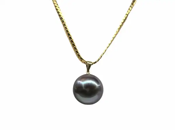 Pendentifs en perles de Tahiti Arc en Ciel Bora Bora — vue 58