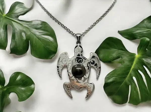 Pendentifs homme en perles de Tahiti Arc en Ciel Bora Bora — vue 35