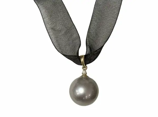 Pendentifs en perles de Tahiti Arc en Ciel Bora Bora — vue 62