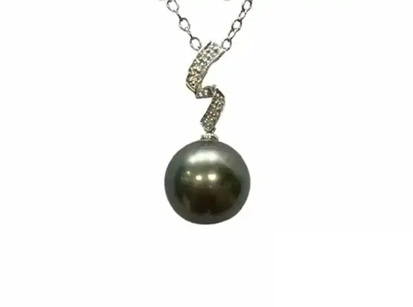 Pendentifs en perles de Tahiti Arc en Ciel Bora Bora — vue 30