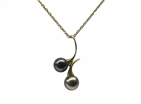 Pendentifs en perles de Tahiti Arc en Ciel Bora Bora — vue 56