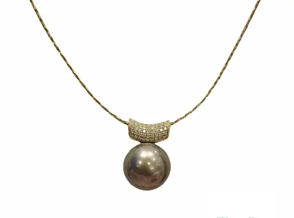 Pendentifs en perles de Tahiti Arc en Ciel Bora Bora — vue 91