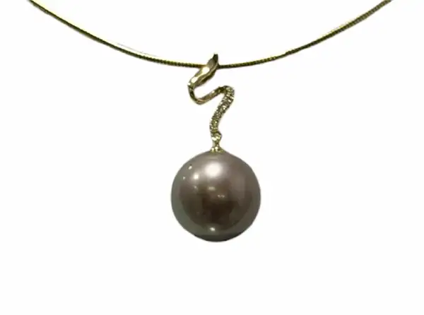 Pendentifs en perles de Tahiti Arc en Ciel Bora Bora — vue 80