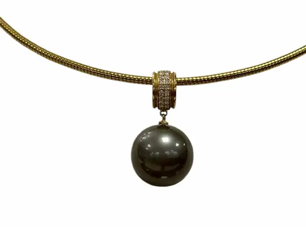 Pendentifs en perles de Tahiti Arc en Ciel Bora Bora — vue 67