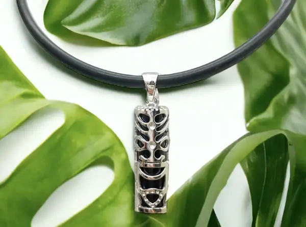 Pendentifs homme en perles de Tahiti Arc en Ciel Bora Bora — vue 24