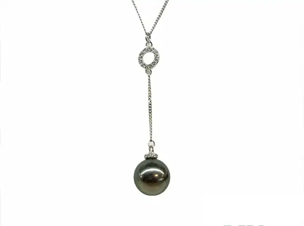 Pendentifs en perles de Tahiti Arc en Ciel Bora Bora — vue 26