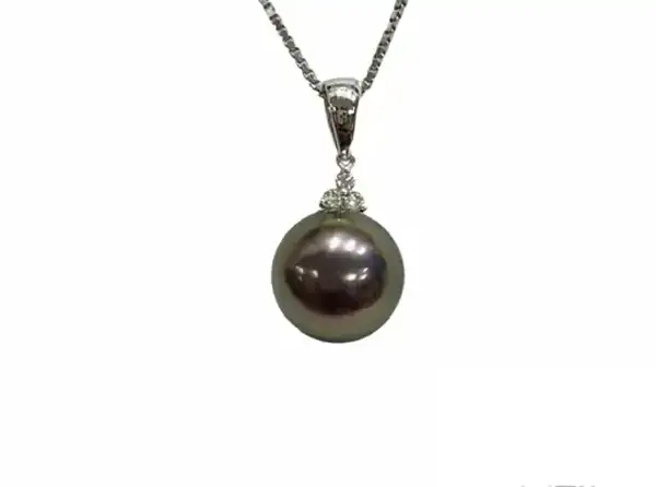 Pendentifs en perles de Tahiti Arc en Ciel Bora Bora — vue 11