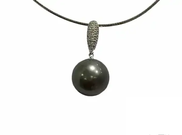 Pendentifs en perles de Tahiti Arc en Ciel Bora Bora — vue 15