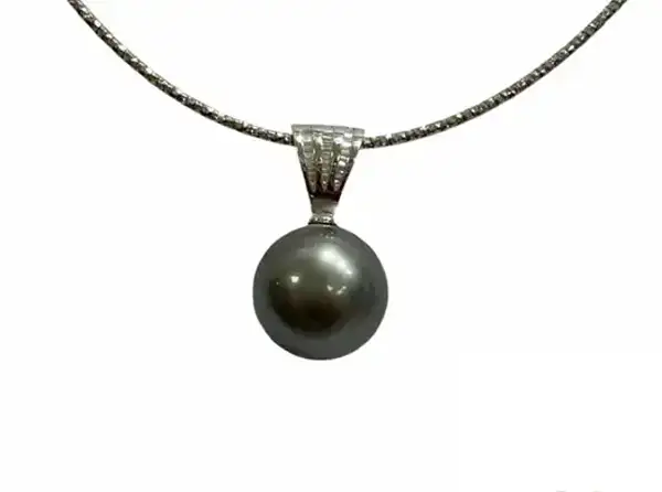 Pendentifs en perles de Tahiti Arc en Ciel Bora Bora — vue 16