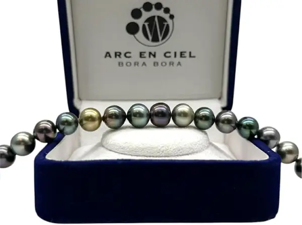 Full Pearls bracelet with Tahitian pearls from Arc en Ciel Bora Bora